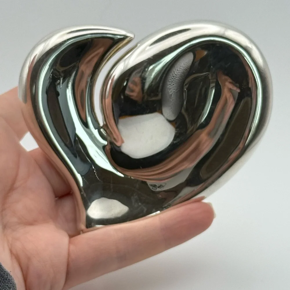 Tiffany & Co Elsa Peretti Silver Heart Belt Buckle Italy - Vintage! - Picture 6 of 16